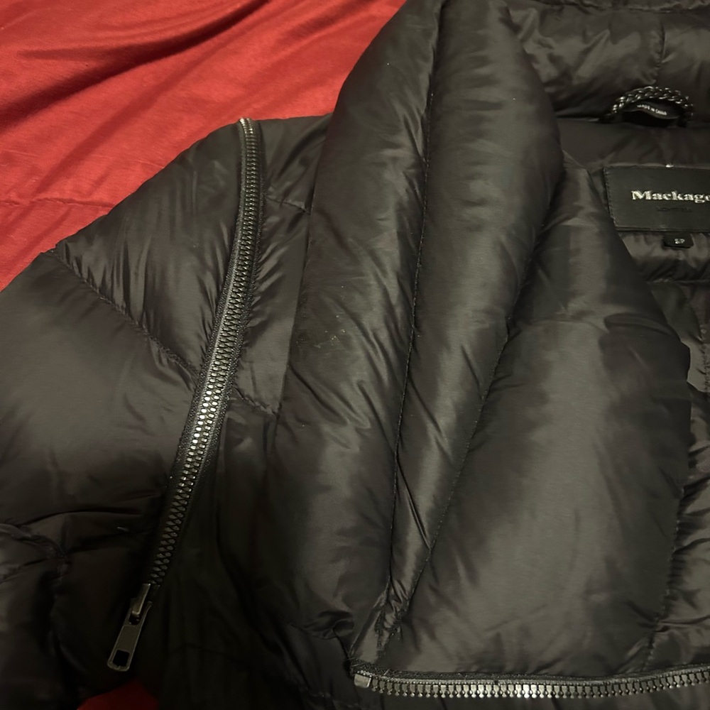 Mackage Charcoal Puffer Coat - Picture 6 of 8